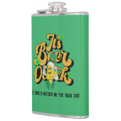 Mikitiez grünes Glück Saint Patrick's Day Irishbie Flachmann (Links)