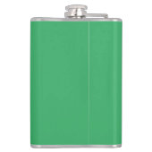 Mikitiez grünes Glück Saint Patrick's Day Irishbie Flachmann (Rückseite)