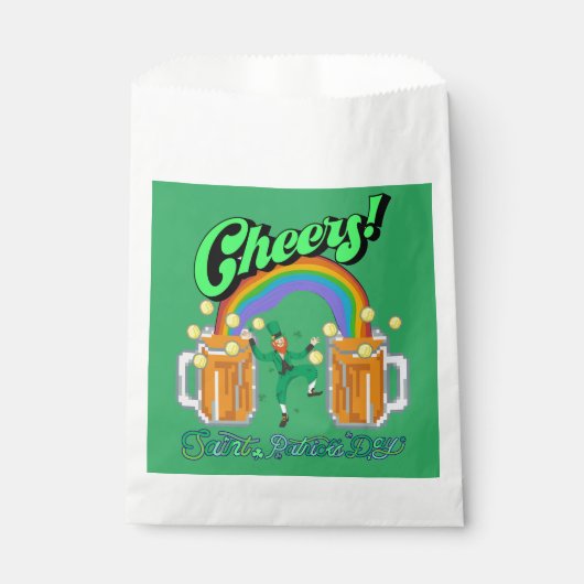 Mikitiez grünes Glück Saint Patrick's Day Irishbie Geschenktütchen (Vorderseite)