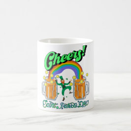 Mikitiez grünes Glück Saint Patrick's Day Irishbie Kaffeetasse