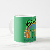 Mikitiez grünes Glück Saint Patrick's Day Irishbie Kaffeetasse (Vorderseite Links)