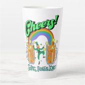 Mikitiez grünes Glück Saint Patrick's Day Irishbie Milchtasse (Vorderseite)