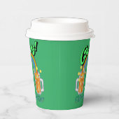 Mikitiez grünes Glück Saint Patrick's Day Irishbie Pappbecher (Rechts)