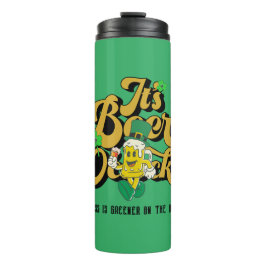Mikitiez grünes Glück Saint Patrick's Day Irishbie Thermosbecher