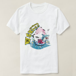 Mikitiez Hai Ozeanwelle Sommerhahn T-Shirt
