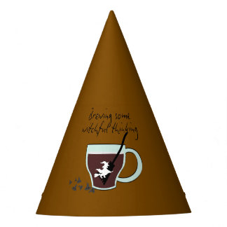 Mikitiez Halloween Espresso Hexe Kaffeesalon Partyhütchen