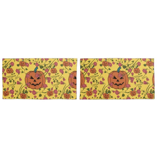 Mikitiez halloween Kürbis spookkoker Oktober rot Kissenbezug (Vorderseite-Set)