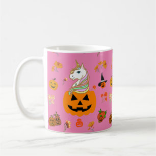 Mikitiez halloween unicorn spokokoker Oktober Herb Kaffeetasse