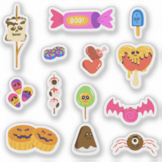 Mikitiez halloweenmonster-Ghost-Mashmeline Aufkleber