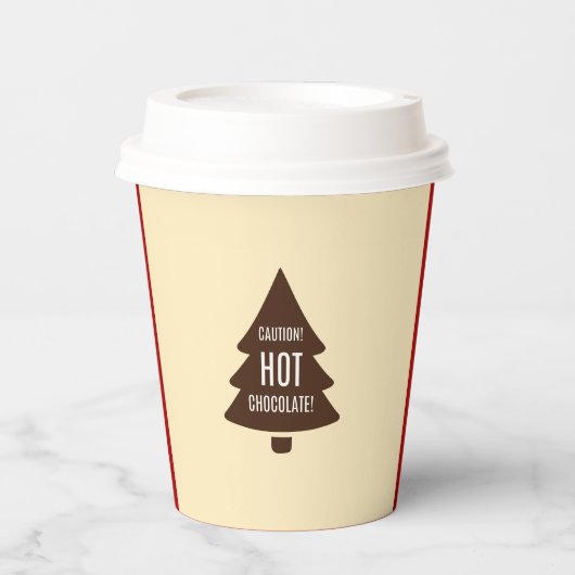 Mikitiez hotchocolate christmas mashmello warm pappbecher (Vorderseite)