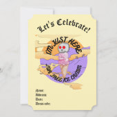 Mikitiez icecream Party favorurtie Specialty Tasse Einladung (Vorderseite)