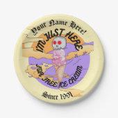 Mikitiez icecream Party favorurtie Specialty Tasse Pappteller (Vorderseite)