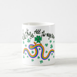 Mikitiez irish Klee grün st.patrick'sday Glück Kaffeetasse