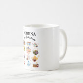 Mikitiez Kaffee Weihnachten Zitat niedliche Koffei Kaffeetasse (VorderseiteRechts)