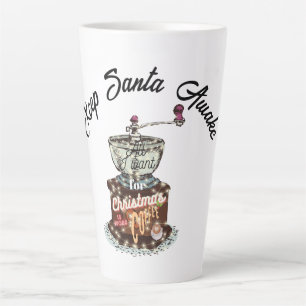 Mikitiez Kaffee Weihnachten Zitat niedliche Koffei Milchtasse