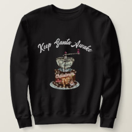 Mikitiez Kaffee Weihnachten Zitat niedliche Koffei Sweatshirt