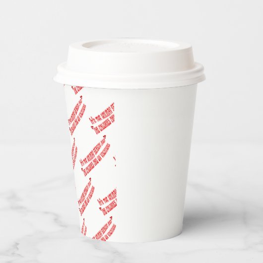 Mikitiez Kalorien Urlaub Urlaub glücklich Neujahr Pappbecher (Links)