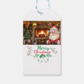 Mikitiez klassicwhitechristmas leichte jollyhola geschenkanhänger (Rückseite)