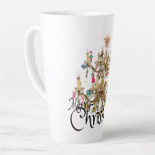 Mikitiez klassicwhitechristmas leichte jollyhola milchtasse (Linke Ecke)