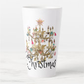 Mikitiez klassicwhitechristmas leichte jollyhola milchtasse (Vorderseite)