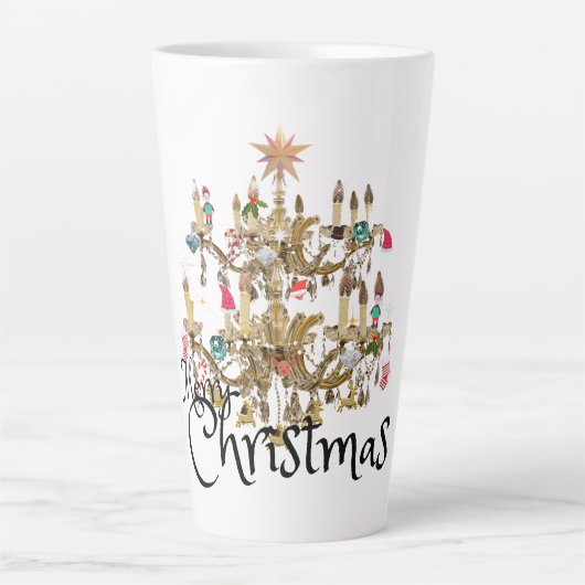 Mikitiez klassicwhitechristmas leichte jollyhola milchtasse (Vorderseite)