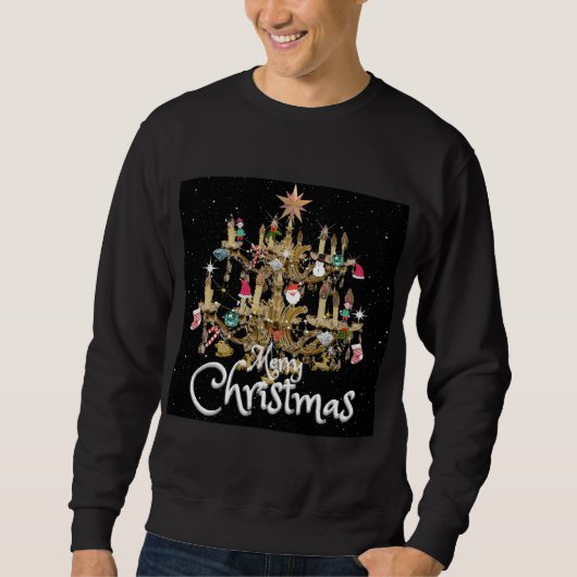 Mikitiez klassicwhitechristmas leichte jollyhola sweatshirt (Vorderseite)