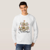 Mikitiez klassicwhitechristmas leichte jollyhola T-Shirt (Vorne ganz)