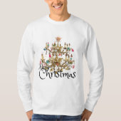 Mikitiez klassicwhitechristmas leichte jollyhola T-Shirt (Vorderseite)
