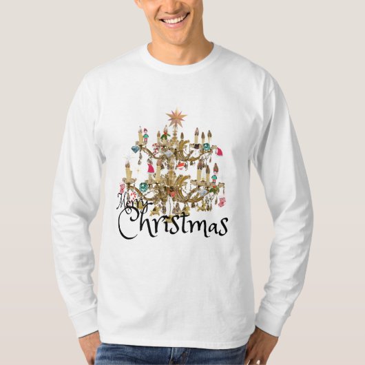 Mikitiez klassicwhitechristmas leichte jollyhola T-Shirt (Vorderseite)