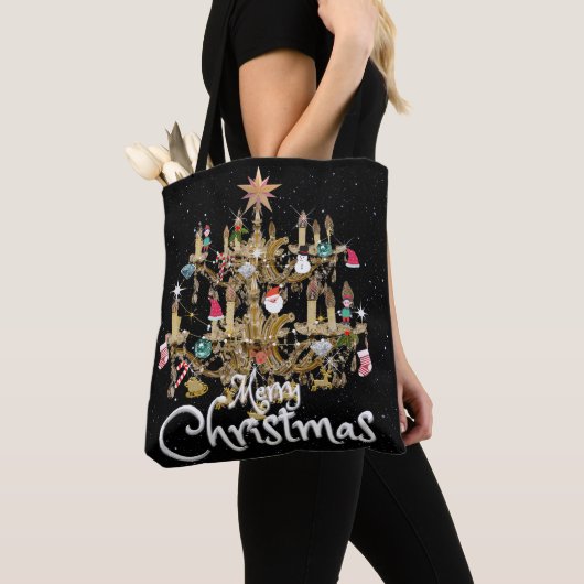 Mikitiez klassicwhitechristmas leichte jollyhola tasche (Von Nahem)