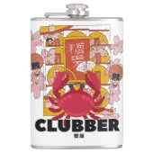 Mikitiez Krebs-plambeach mermaid picknickdisco Flachmann (Vorderseite)