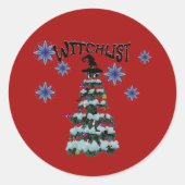 Mikitiez magic moodyholiday gothmas witch runder aufkleber (Vorderseite)