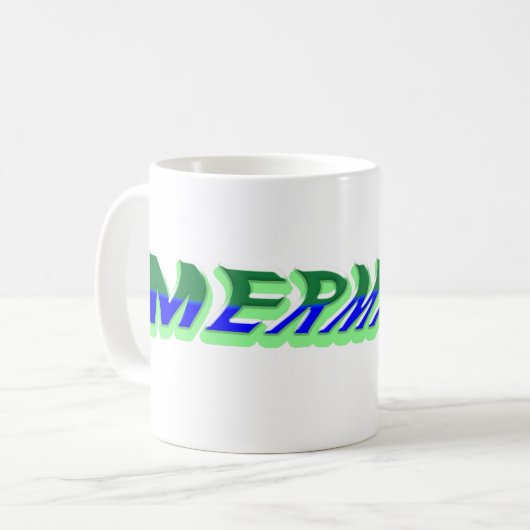 Mikitiez Meerjungfrauen Kaffeetasse (Vorderseite Links)