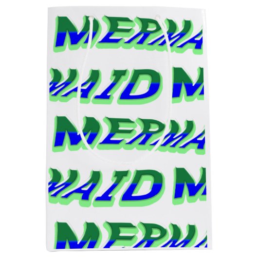 Mikitiez Meerjungfrauen Mittlere Geschenktüte (Vorderseite)