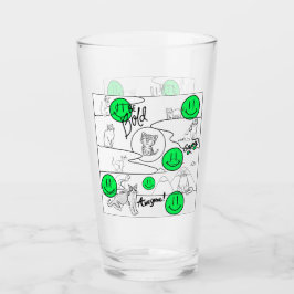 Mikitiez meow Summer Cat Party Beach Glas