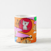 Mikitiez meow Summer Cat Party Beach Kaffeetasse (Mittel)