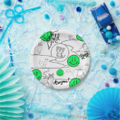 Mikitiez meow Summer Cat Party Beach Pappteller (Party)