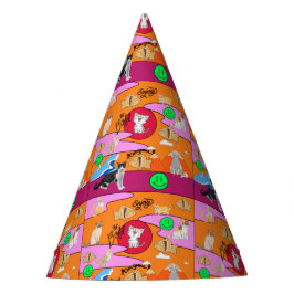 Mikitiez meow Summer Cat Party Beach Partyhütchen