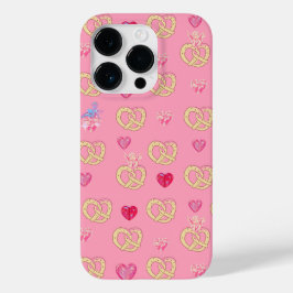Mikitiez niedliches Brezel Brot gemütliche Valenti Case-Mate iPhone 14 Pro Hülle