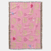 Mikitiez niedliches Brezel Brot gemütliche Valenti Decke (Vorderseite Vertikal)