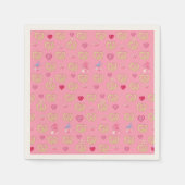 Mikitiez niedliches Brezel Brot gemütliche Valenti Serviette (Vorderseite)