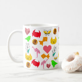 Mikitiez Origami-Krebs-Sommerjuwelkatze Kaffeetasse