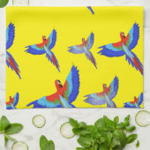 Mikitiez Papagei Hawaii Sommer Sonnenuntergang Str Geschirrtuch (Gefaltet)