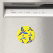 Mikitiez Papagei Hawaii Sommer Sonnenuntergang Str Magnet (In Situ (Geschirrspüler))