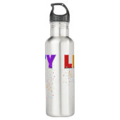 Mikitiez PE Olympia Donau Regenbogensport lgbtqia+ Edelstahlflasche (Rückseite)