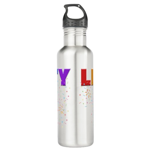 Mikitiez PE Olympia Donau Regenbogensport lgbtqia+ Edelstahlflasche (Rückseite)