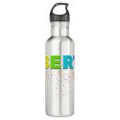 Mikitiez PE Olympia Donau Regenbogensport lgbtqia+ Edelstahlflasche (Vorderseite)