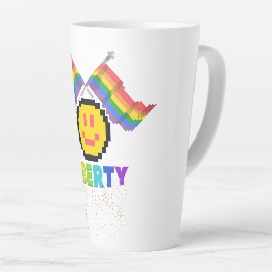 Mikitiez PE Olympia Donau Regenbogensport lgbtqia+ Milchtasse (Rechte Ecke)