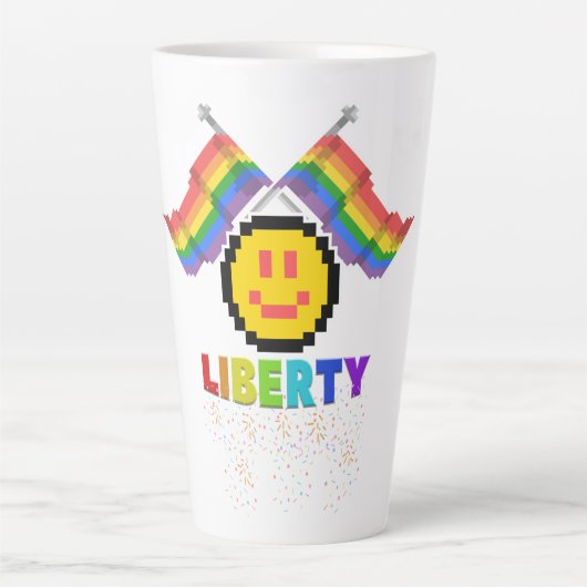 Mikitiez PE Olympia Donau Regenbogensport lgbtqia+ Milchtasse (Vorderseite)