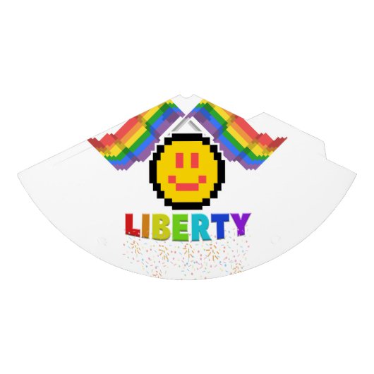 Mikitiez PE Olympia Donau Regenbogensport lgbtqia+ Partyhütchen (Vorderseite)